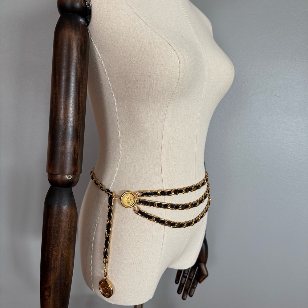 Chanel 1994 Chain Leather Belt - Picture 11 of 11